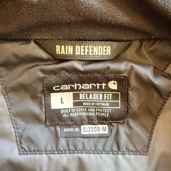 Carhartt Men's Dark Gray Puffer Jacket - Picture 4 of 9